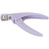 FILFEEL Tagliaunghie, Tagliaunghie Artificiale Professionale Portatile in Acciaio Inossidabile, Tagliaunghie Finte Acriliche Professionali per Manicure Fai da Te (Viola)