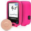 YOUSHARES Freestyle Libre 2 Custodia con 20 Pezzi, Cover Compatibile con Freestyle Libre 1&2, Antigraffio e Anticaduta Custodia Protettiva & Libre 1&2 Pavimento Impermeabile di YOUSHARES, Rosa