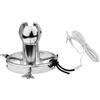 AMAZBEE Dilatazione Anale in Acciaio Inossidabile con Funzione Elettrica Dilatatori Rettali Espansore Vaginale Plug Anale BDSM Stimolatore Prostatico per Uomini Coppie (L,1)