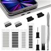 CKANDAY Set di 52 tappi antipolvere USB C, compatibili con iPhone serie 15, copertura porta USB C, copertura per altoparlante del telefono, porta di ricarica del telefono per Samsung Galaxy S23 S22 Ultra S21