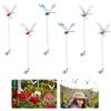 YUEXNKO Pali da Giardino con Libellule da Giardino 6 Pz Finte Libellule Clip Decorazione Giardino Libellula Libellule Decorative da Giardino per Yard Patio Lawn Outdoor Farfalle Decorazione