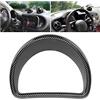aqxreight Rivestimento Cruscotto in Stile Fibra di Carbonio per Fortwo/Forfour 453 2015-2021 - ABS Resistente, Adesivo Biadesivo, Protezione da Graffi