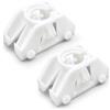 Bettecso 2 pz Bettecso Support Clip di arresto interruttore luce pedale freno compatibile con Audi A1 A3 TT, Seat Alhambra Cordoba Ibiza Leon, Skoda Fabia, VW Beetle Bora Eos Golf Polo 1J0721169A 1K0721169