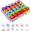 RMIVEGLIA Set di 30 Timbri per Bambini - Timbri Bimbi Autoinchiostranti con Animali, Ideali Come Gadget Compleanno Bambini, Premi e Regali per Feste di Compleanno.