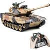 Supdex Carro Armato Telecomandato Leopard 2, 1/18 Modello di Carro Armato, 2.4GHz Telecomando Giocattolo, con Suoni Realistici e Luci, Veicolo Militare RC per Adulti e Bambini che Spara BBS