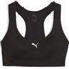 PUMA Reggiseno sportivo regolabile 4KEEPS, Abbigliamento, Nero/Small, S