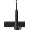 Philips Spazzolino Elettrico Sonico Velocità Regolabile con Timer, Base di Ricarica e Custodia colore Nero Sonicare 5300 - HX7101/02