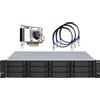 QNAP QNAP TL-R1200S-RP - Array unità disco rigido - 12 alloggiamenti (SATA-600) - SATA 6Gb/s (esterna) - montabile in rack - 2U TL-R1200S-RP