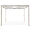 Andrea Bizzotto Pergola Ocean 3.6x3.6 Mt Natural e Bianco