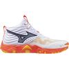 Mizuno Wave Momentum Elite Mid White/FieryCoral2/Citrus da Uomo