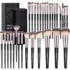 MAANGE Set di pennelli da trucco, 30 pezzi, per fondotinta, cipria, fard, correttore, contouring, kit professionale per occhi e viso