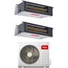 TCL Climatizzatore Dual Split Canalizzato 9+9 con MT1821 Inverter R-32 Classe A++ ,
