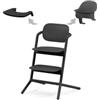 Cybex Gold - Cybex Seggiolone Pappa Lemo 3 in 1 Stunning Black