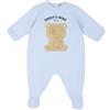 Chicco Tutine Con Apertura Entrogamba Neonato/Neonata 0-24 mesi, Azzurro (2), 3 mesi, Designed in Italy