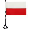 AZ FLAG Bandiera per Bici Polonia 21x14 cm - Gagliardetto Bandierina Polacca 14 x 21 cm, Bandiere da Bicicletta