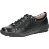 CAPRICE Sneaker da Donna Low 9-23702-43, Scarpe da Ginnastica, Nappa Nera, 41 EU