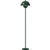 HOMCOM Lampada da Terra con Paralume Semicircolare e Interruttore a Pedale, in Acciaio, Ø30x155 cm, Verde | Aosom Italy