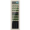 Cecotec Cantinetta 30 Bottiglie Retrò Bolero Grandsommelier Origin Duo 30 Hit Beige. Finitura Nera Con 2 Zone Di Temp. (5-12ºC, 12-20ºC), Controllo Led, NoFrost, Ripiani In Legno, Luce Interna