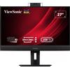 Viewsonic Monitor PC 27 Quad HD 2560 x 1440 Pixel HDMI USBC Webcam Nero - VG Series VG2757V-2K