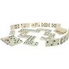 COMMOTION DISTRIBUTION Domino in Legno da Pavimento 15x7,5 cm - 28 Tessere Educative per Bambini