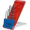 KWB Set di punte per trapano HSS, esagonali, gambo 1/4 E6.3 4211-40, 5 pezzi