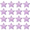 QUARKZMAN 16Pz Toppe Termoadesive a Forma di Stella Toppe Ricamate a Stella per Vestiti Termoadesive Viola per Abbigliamento Fai da Te Borsa Pantaloni