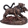Nemesis Now Statuetta Cerberus il Segugio delle Ade a tre teste, resina, bronzo, ornamento dettagliato di Cerburus, statuetta mitologia greca, fusa in resina di alta qualità, rifinita in bronzo