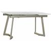 DKD Home Decor Tavolo da Pranzo DKD Home Decor Cristallo Dorato Metallo Bianco (140 x 80 x 76 cm)