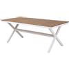 DKD Home Decor Tavolo da Pranzo DKD Home Decor Esterno Resina Alluminio 200 x 90 x 75 cm