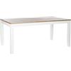 DKD Home Decor Tavolo da Pranzo DKD Home Decor Bianco Marrone Legno di acacia Legno di mango 200 x 100 x 80 cm