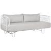 Home ESPRIT Divano Home ESPRIT Bianco Beige Metallo 180 x 66 x 66 cm