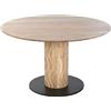 Home ESPRIT Tavolo da Pranzo Home ESPRIT Metallo Acacia 130 x 130 x 76 cm