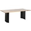 Home ESPRIT Tavolo da Pranzo Home ESPRIT Metallo Legno di acacia 200 x 100 x 76 cm