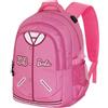 KARACTERMANIA Barbie Varsity-Zaino Running PLUS, Rosa, 34 x 46 cm, Capacità 32 L