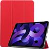 Kepuch Custer Cover per iPad Air 11 2025 2024 / iPad Air 5 10.9 2022 / iPad Air 4 10.9 2020 / iPad PRO 11 2018,PU-Pelle Case Custodia - Rosso