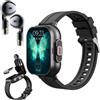 Bewinner Smart Watch con Auricolari - Design Innovativo 2 in 1, Smartwatch con Cinturino in Silicone con Schermo da 2,01 Pollici, Orologio Fitness Tracker con Auricolare Wireless per IOS