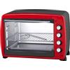 Akai Fornetto Elettrico Ventilato Capacità 65 Litri Potenza 2000 Watt colore Rosso - AKFE650