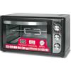 JOHNSON Forno Elettrico Ventilato Fornetto Capacità 50 Litri Potenza 2000 Watt Timer e Temperatura Regolabile colore Nero e Argento - J50