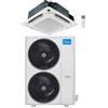 Midea Climatizzatore Condizionatore Midea Cassetta 4 vie Slim R32 Trifase 55000 BTU MCD2-55HRFNX(GA) INVERTER Classe A++/A+