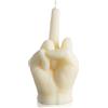 GROBRO7 Candela del dito medio Decorazione della stanza profumata pastello danese, Aromaterapia con incenso di pino cera di soia naturale, Regalo di inaugurazione della casa feste di festival(Bianco)