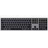 Satechi Slim X3 Tastiera Bluetooth Retroilluminata per Mac, tasti illuminati & multi-dispositivo, per MacBook Air/Pro M4, iPad Air/Pro M4, iPad/Mini, Mac Mini, iMac QWERTY US Inglese, Grigio Siderale