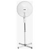 ZEPHIR - PBA42TLC Ventilatore a Piantana 45 Watt, 3 pale, 3 velocita, Base oscillante, Timer - Bianco