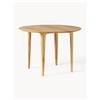Westwing Collection Tavolo rotondo in legno di quercia Archie, Ø 110 cm