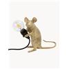 SELETTI Lampada da tavolo piccola a LED con porta USB Mouse