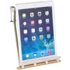 WENKO Supporto per tablet Premium, Metallo nichelato, 19 x 23 x 7.5 cm, Argento opaco