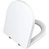 Vitra S50 Toilet Seat with Slow-Close Mechanism 003/309 White S50 - Sedile WC e copriwater bianco