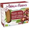 Ekibio LE PAIN DES FLEURS TARTINE TOSTATE ALLA CASTAGNA BIOLOGICHE 150 G