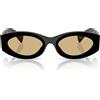 Miu Miu Occhiali da Sole MU11W 16K10R Nero/Giallo Donna
