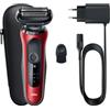 Braun Rasoio elettrico Wet&Dry Senza fili testina oscillante SensoFlex - 61-R1000S Serie 6