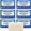 Dr. Bronner's Pure-Castiglia Bar Soap - menta piperita, 141,7 g (confezione da 6)
